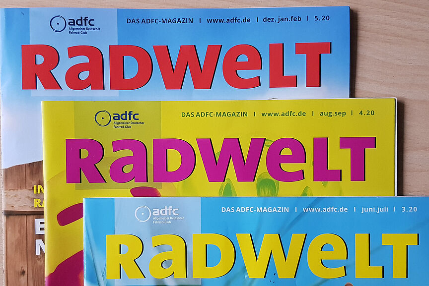 Radwelt-Titel Radwelt-Ausgaben