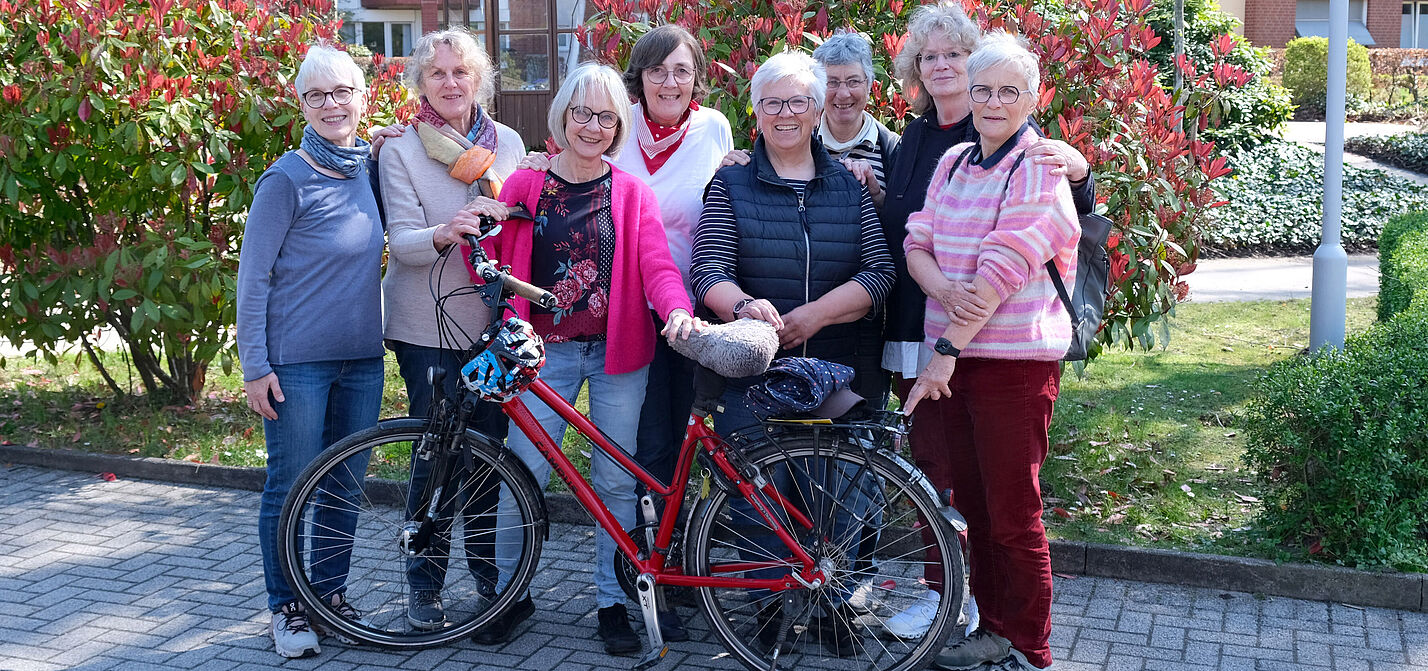 Trainerinnen Frauen aufs Rad
