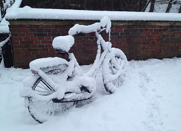 Schneefahrrad