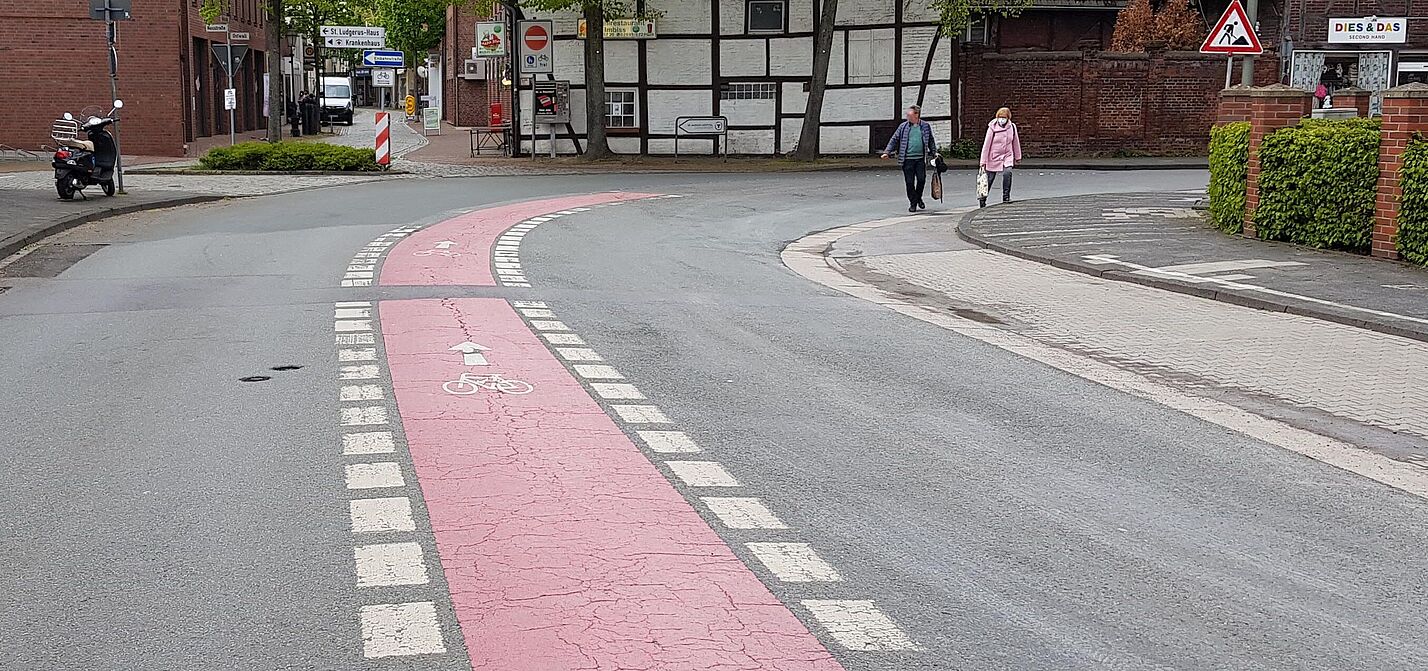 Mühlenstr Ri Stadt Kreuzung Mühlenstr./Ostwall/Neustraße