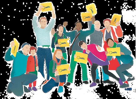 Abstimmung Gruppe Illustration